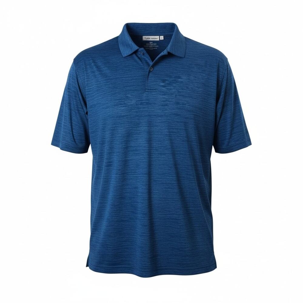 Callaway Mens XXL Blue Polo Shirt Golf Performance Wicking Activewear Sporty